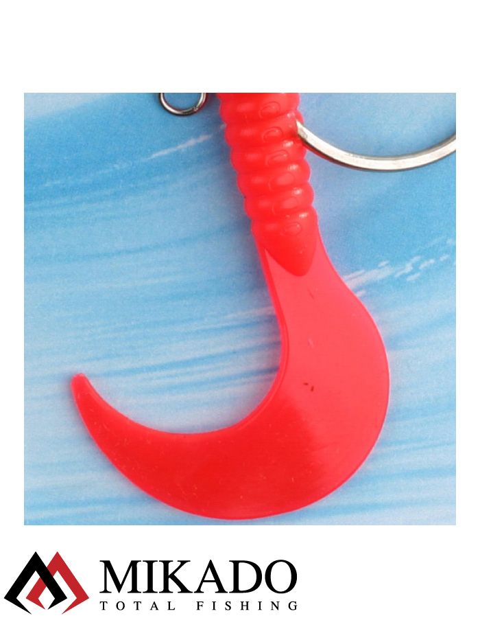 Морская оснастка Mikado PILK TWIST RIG 7.5см, крючок № 6/0 (RED)